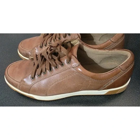 Cole Haan Berkley British Tan Leather Sneaker Shoes Lace Up Mens Sz 9.5 Brown‎ - Picture 4 of 6